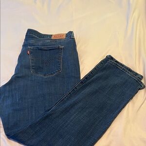 Levi's Women's Dark Blue Straight Leg Jeans